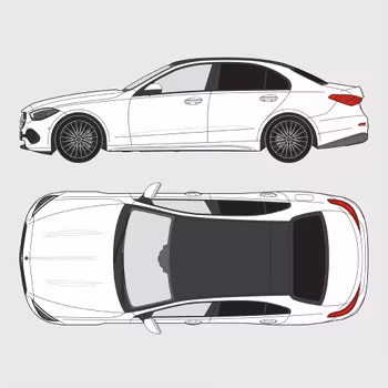 Mercedes C-Klass 4-dörrar | 2021-