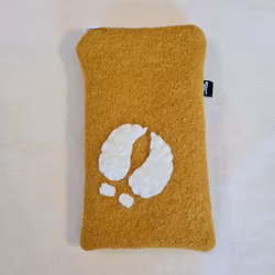 Mobilfodral senapsgul 11x18,5