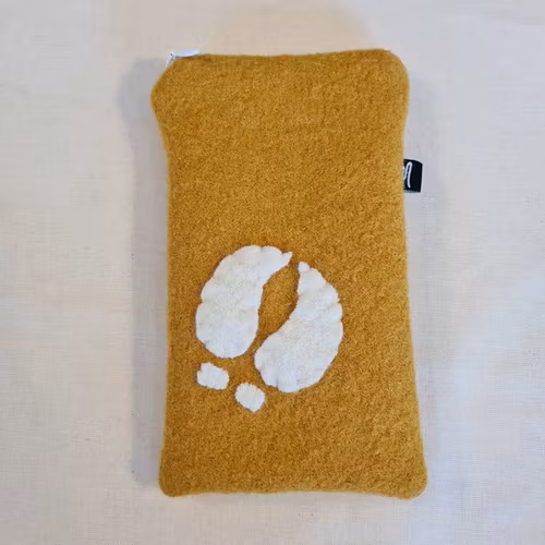 Mobilfodral senapsgul 11x18,5