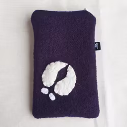 Mobilfodral mörklila 11x16,5