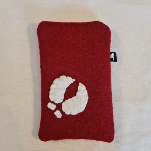 Mobilfodral röd 11x18,5