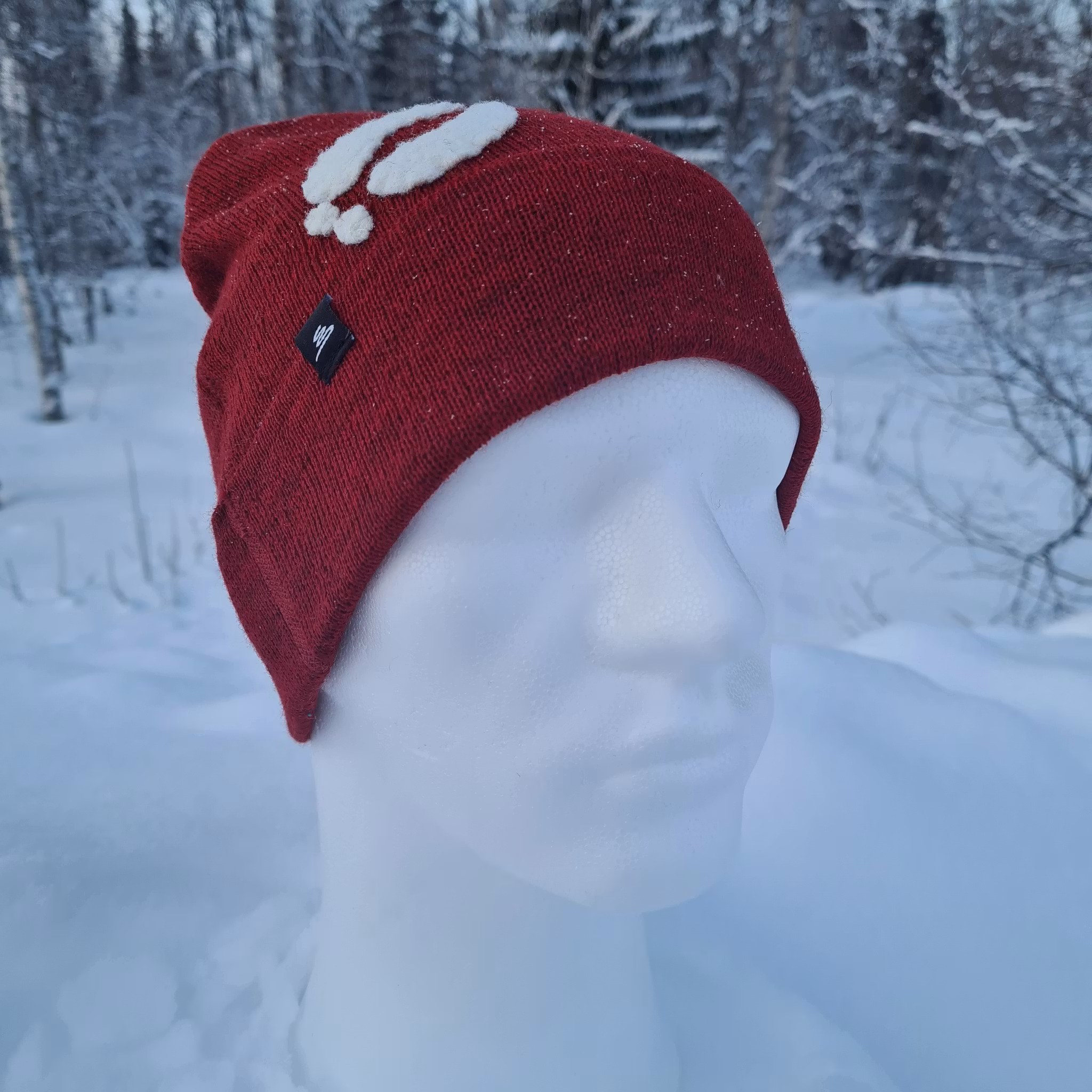 Toppluva Mörkröd, renspår