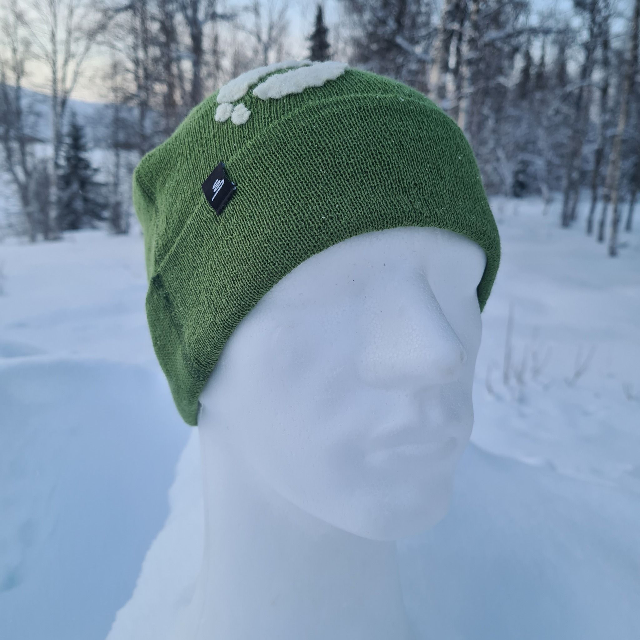 Toppluva Ärtgrön, renspår