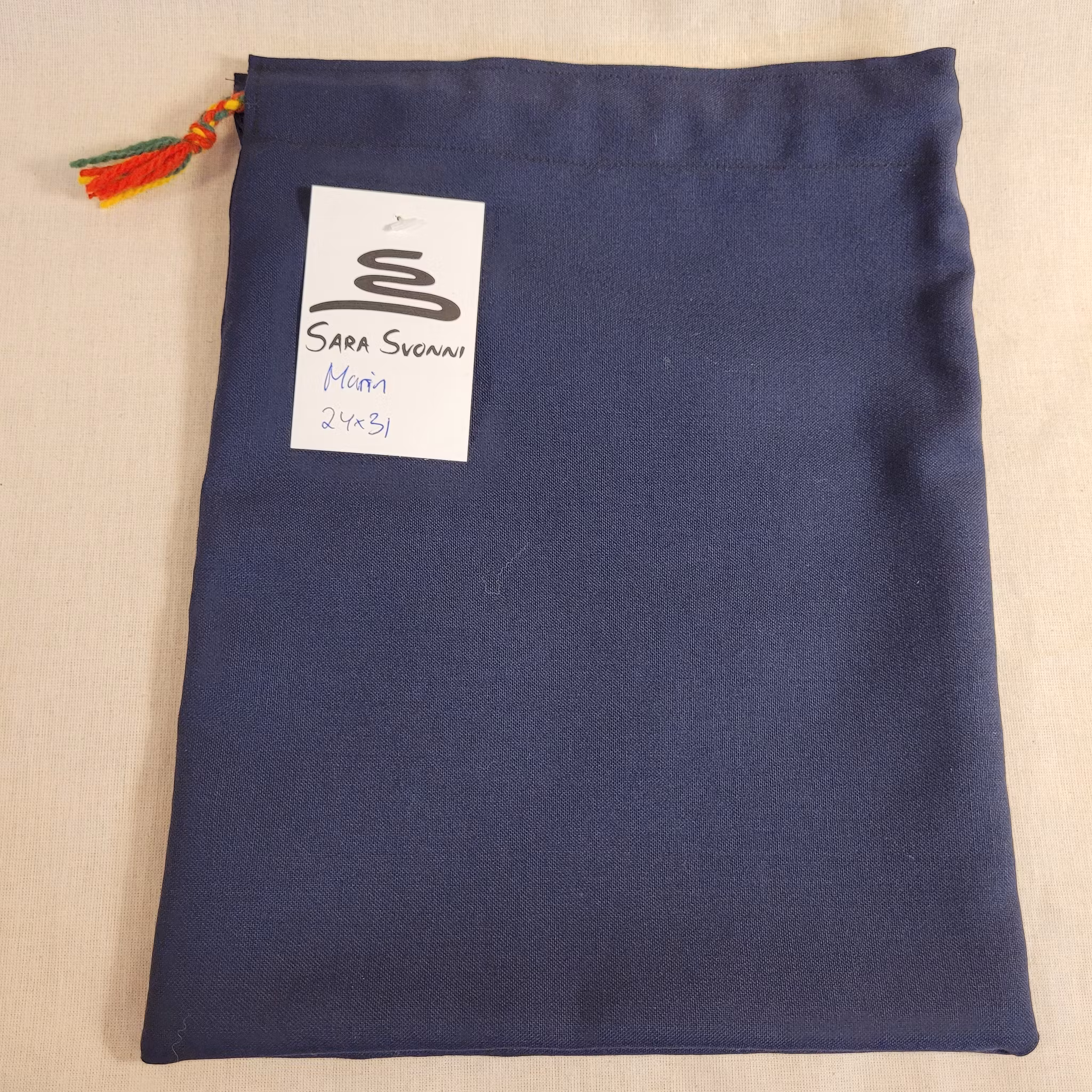 Förvaringspåse mörkmarin 24x31 cm