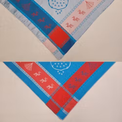 Lávvoliidni 2305A ½  vit-turkos