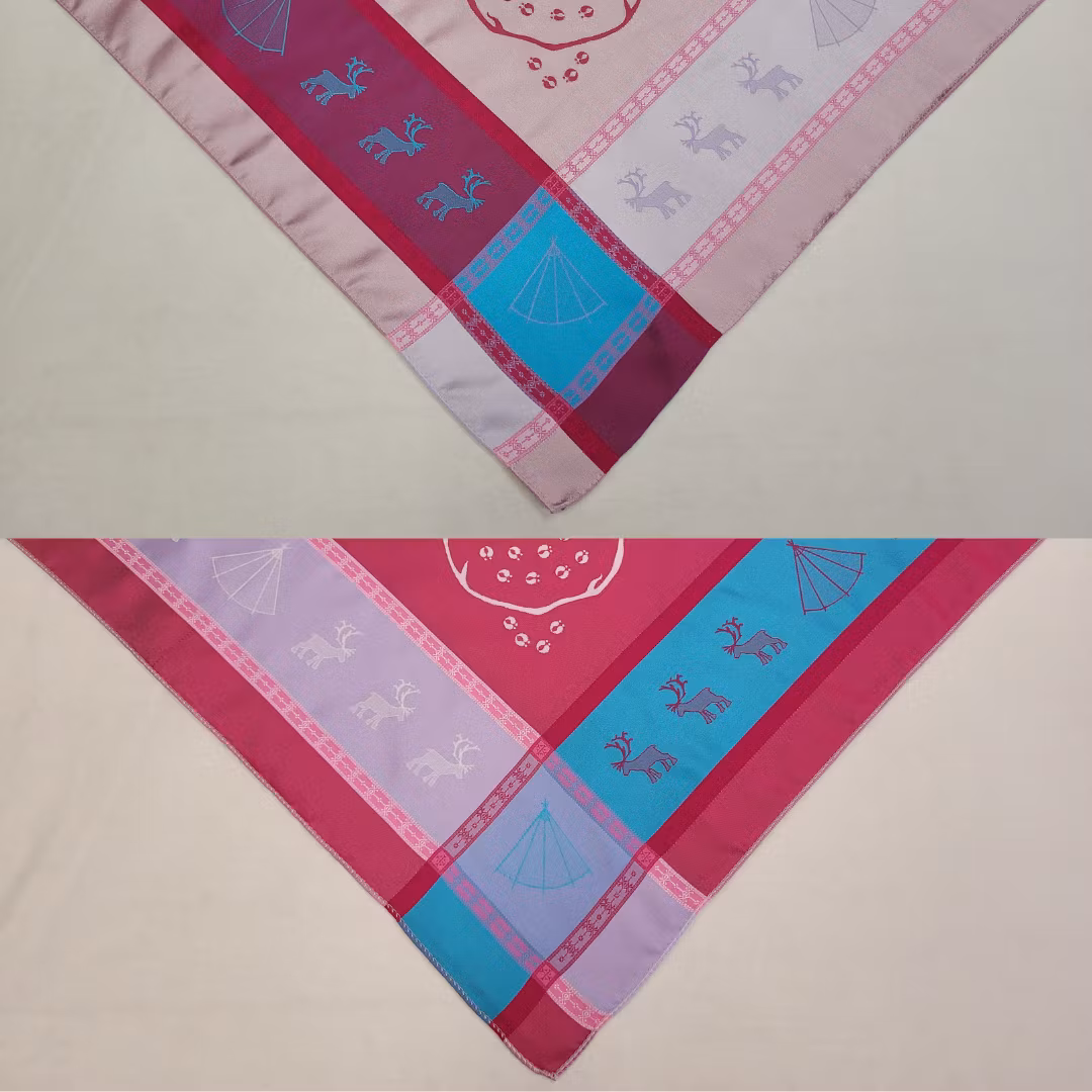 Lávvoliidni 2309B ½  vit-cerise