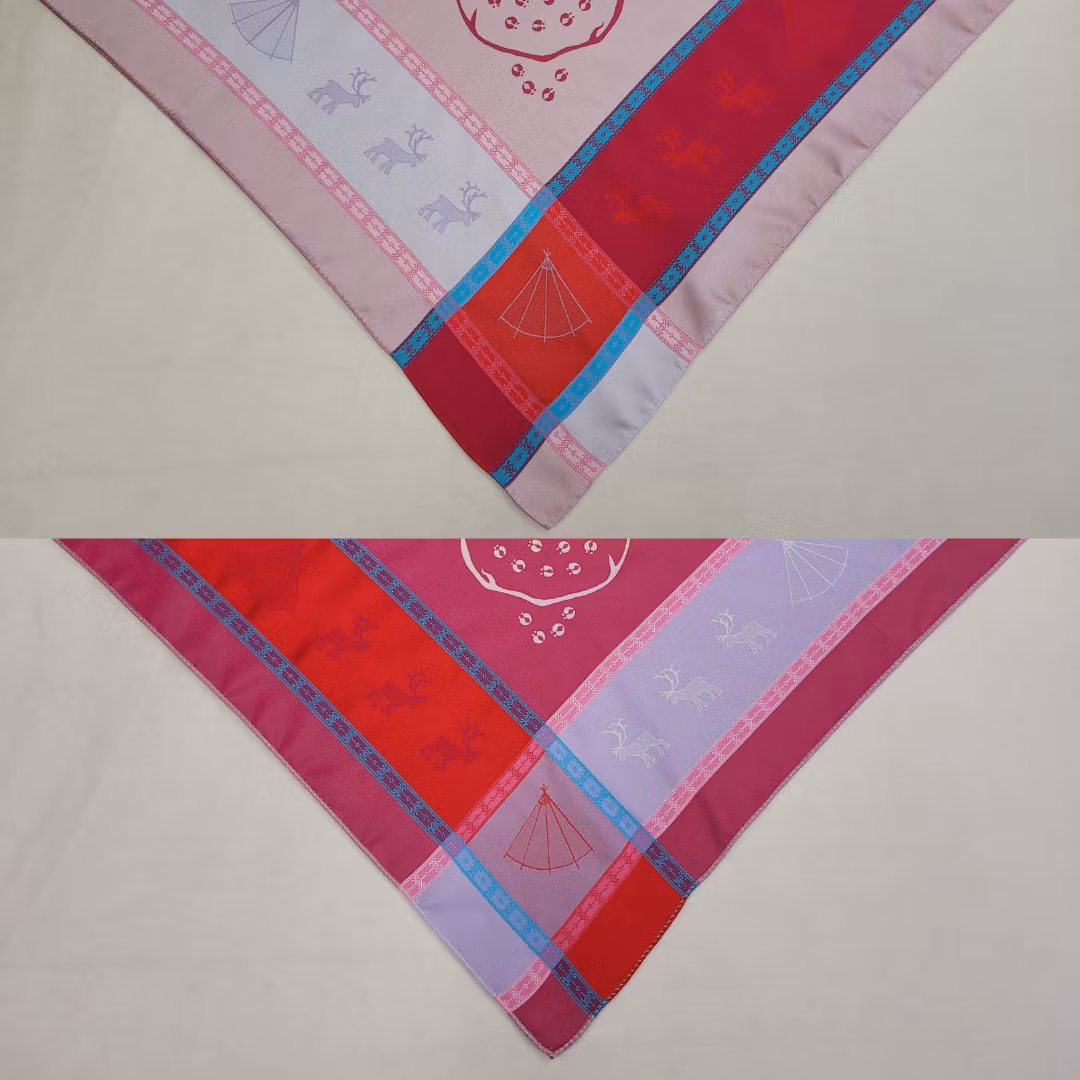 Lávvoliidni 2309C ½  vit-cerise