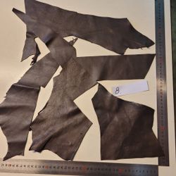 Renskinnsbitar antikbrun 8