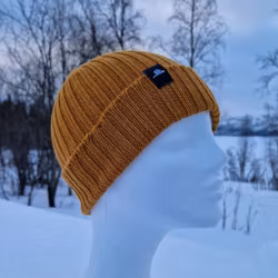 Ribbad Beanie, saffran