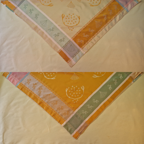 Lávvoliidni 2412B ½ vit-okergul