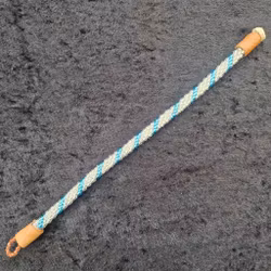Pärlarmband 18,5 cm - silver turkos