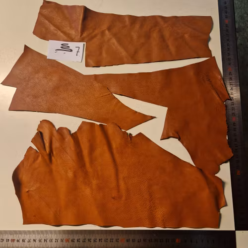 Renskinnsbitar  naturbrun 7