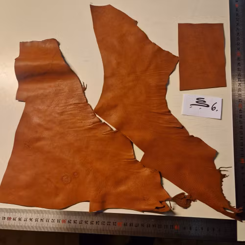 Renskinnsbitar  naturbrun 6