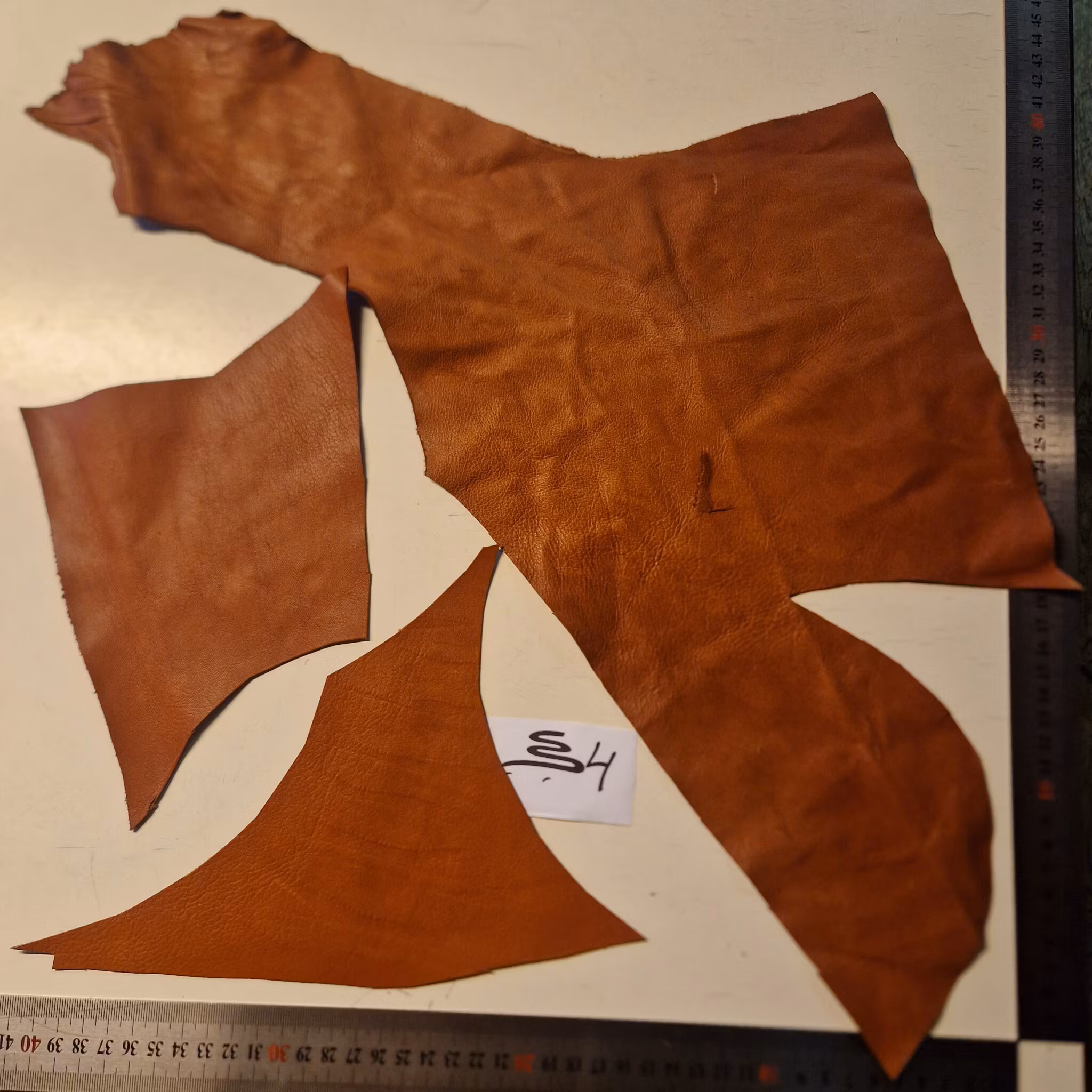 Renskinnsbitar  naturbrun 4