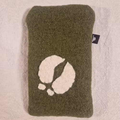 Mobilfodral gräsgrön 11x18,5