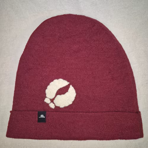 Toppluva Djup mörkröd, renspår