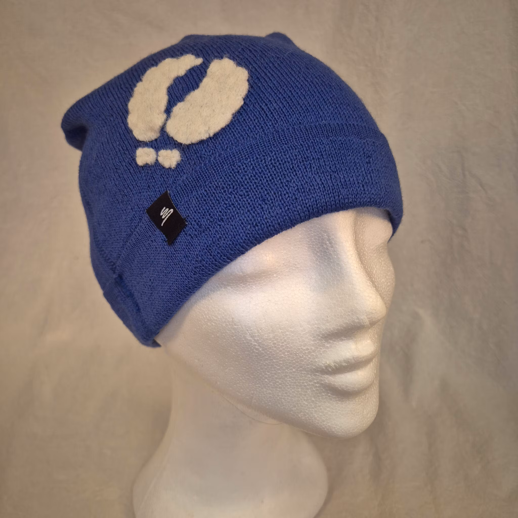 Toppluva Blå, renspår