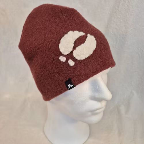 Ullmössa mörk rost, renspår