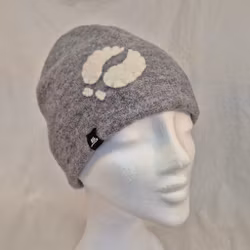 Ullmössa ljusgrå, renspår