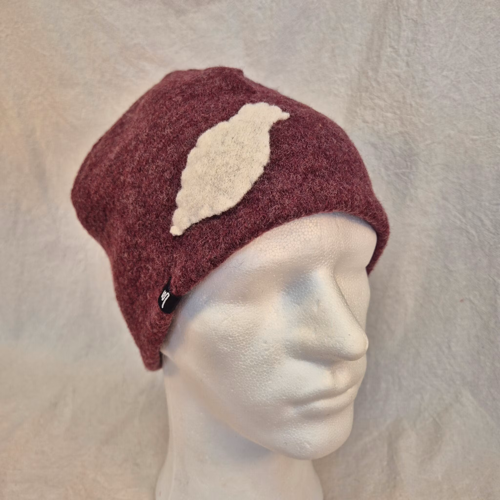 Ullmössa vinröd melerad, ripa
