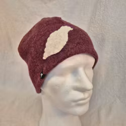Ullmössa vinröd melerad, ripa