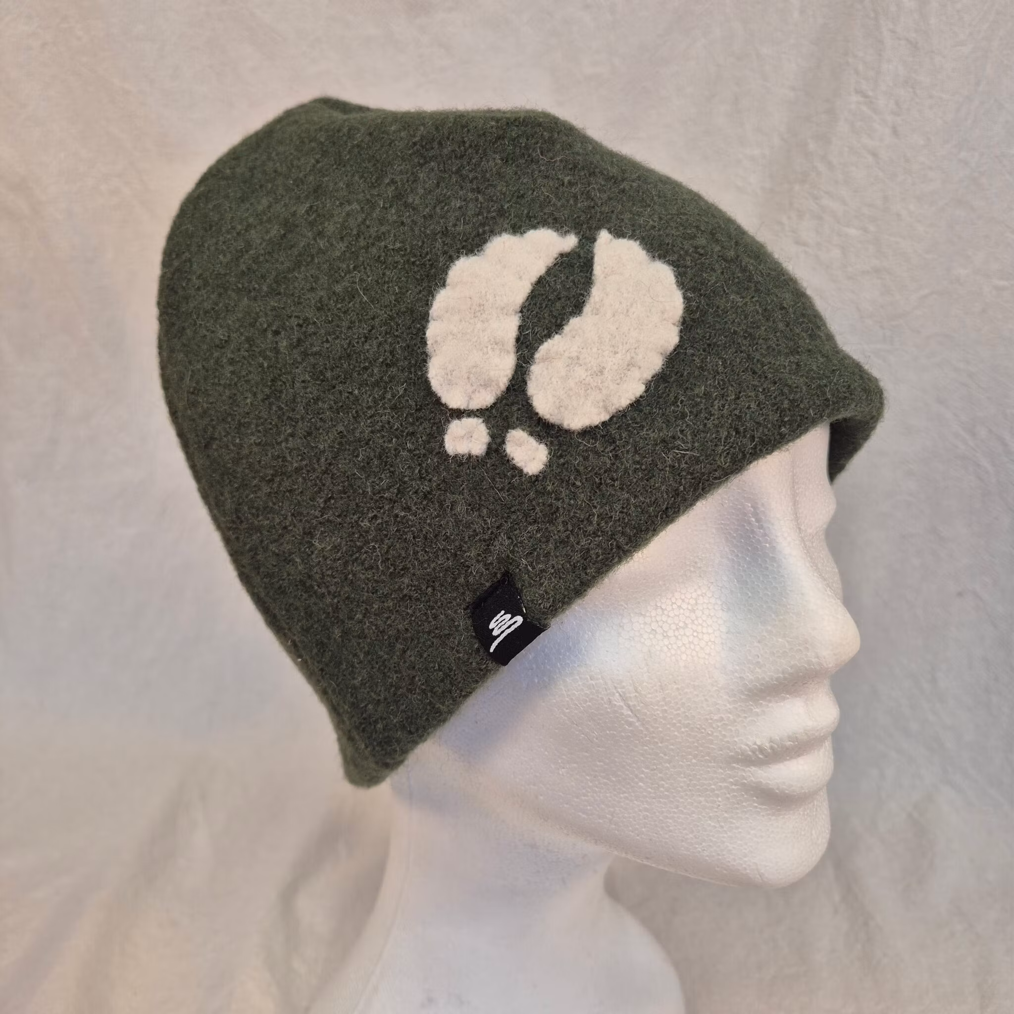 Ullmössa grön, renspår, 2 sömmar, stl M