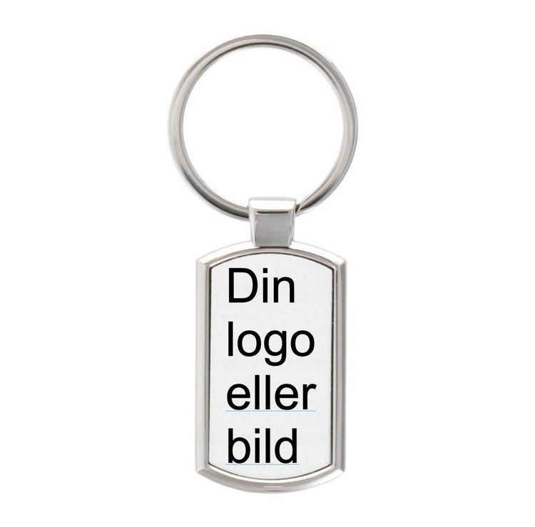 Nyckelring Rektangulär - egen design