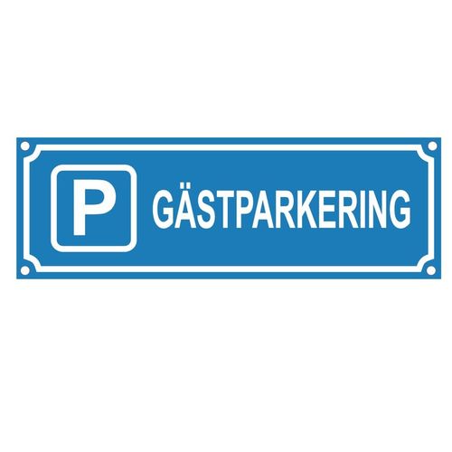Skylt Parkering