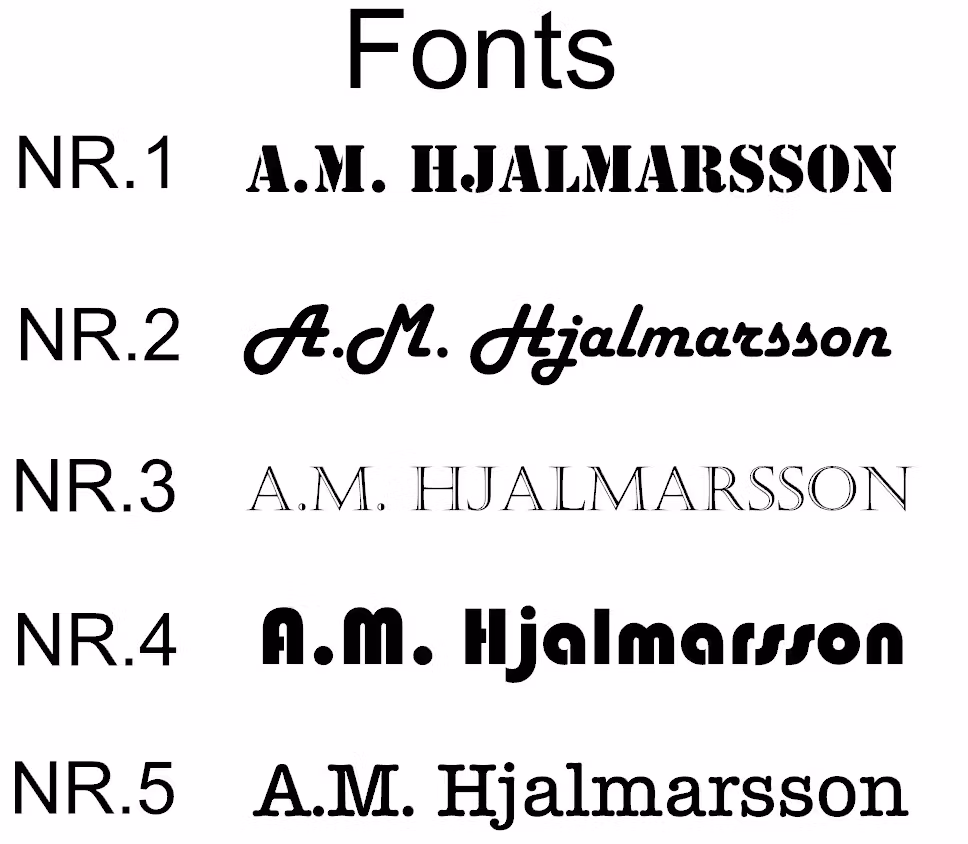 Skylt Plast Gravyr !