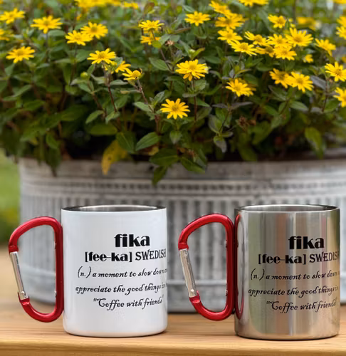Rostfritt mugg/Fika