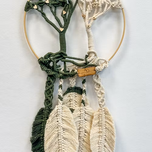 LIVETS TRÄD/mörkgrön och natur