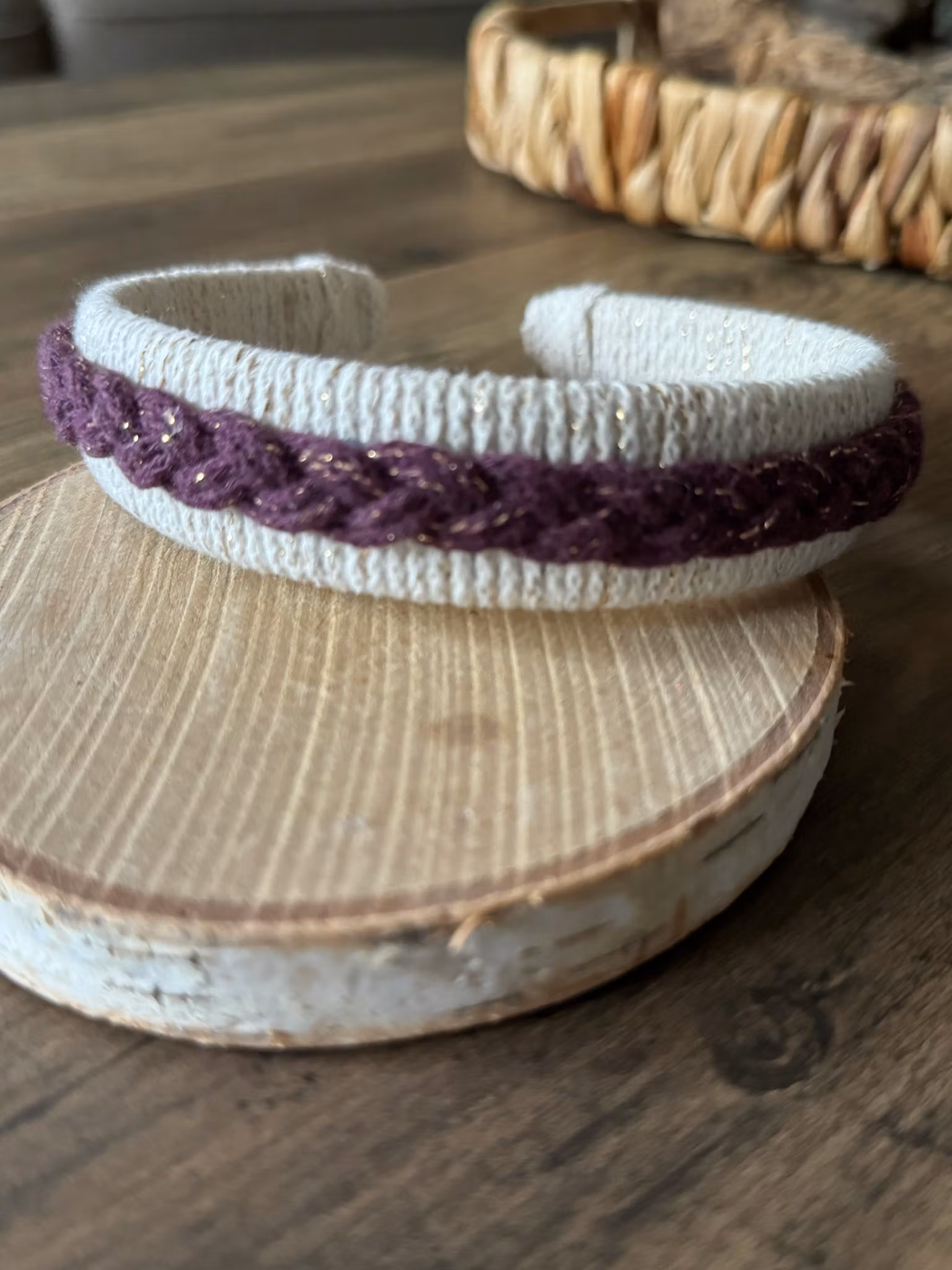Diadem macrame/fläta