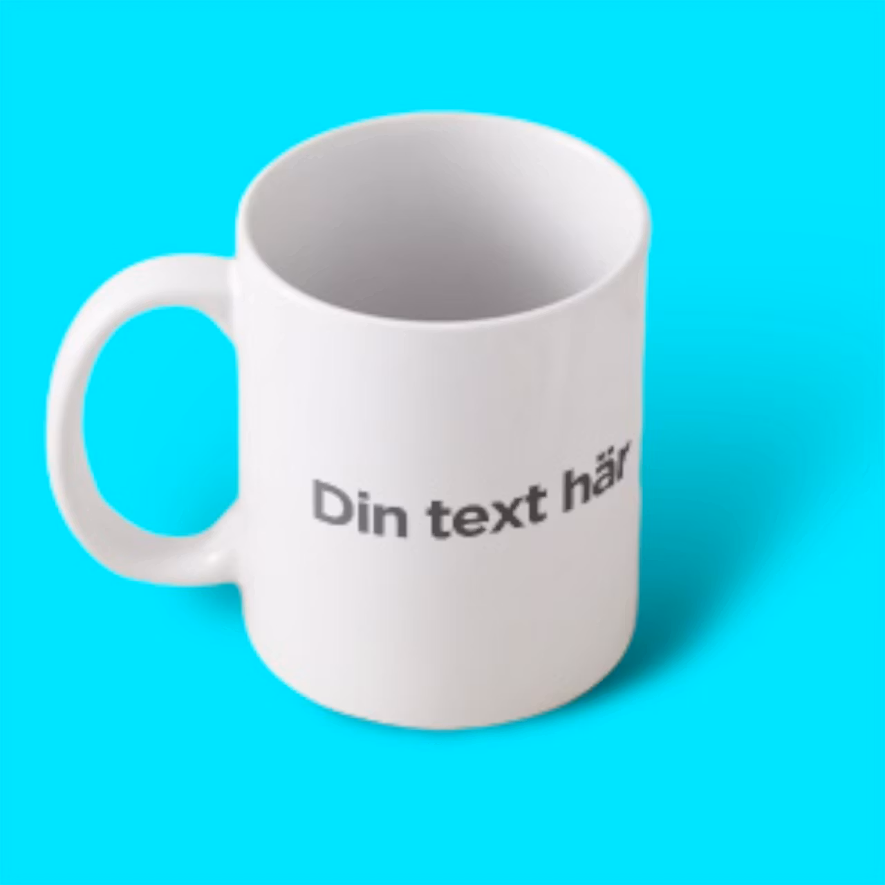 Mugg med eget tryck/text/bild  325 ml - Vit