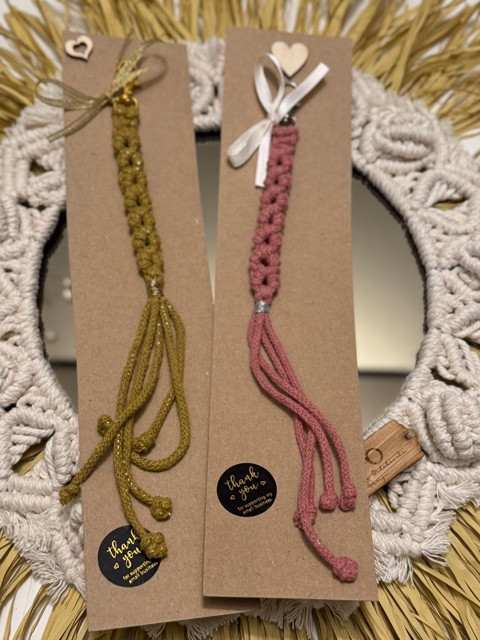 Macrame nyckelring