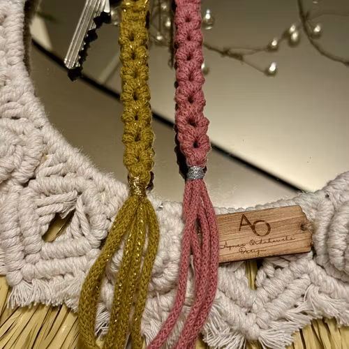 Macrame nyckelring