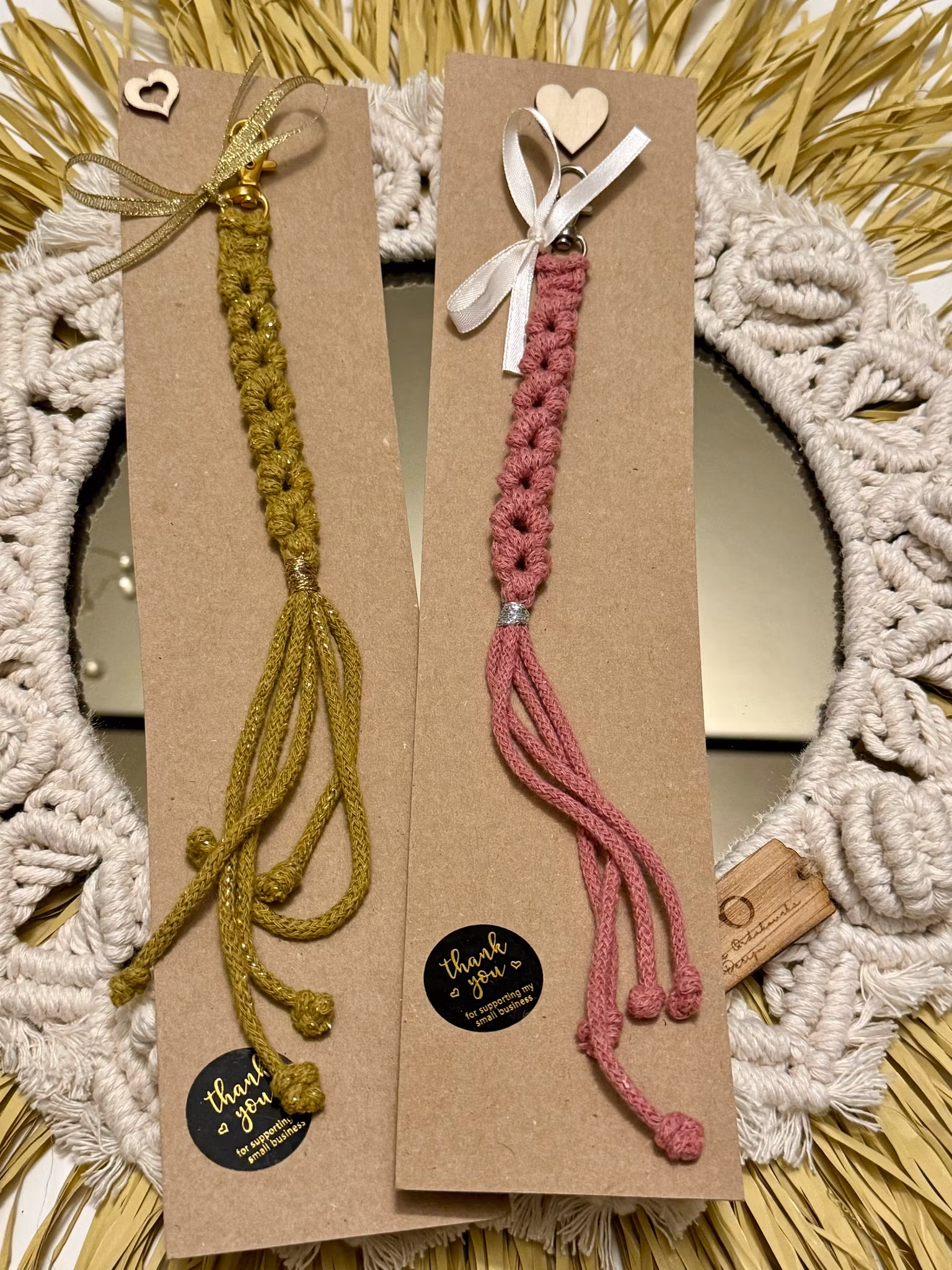 Macrame nyckelring