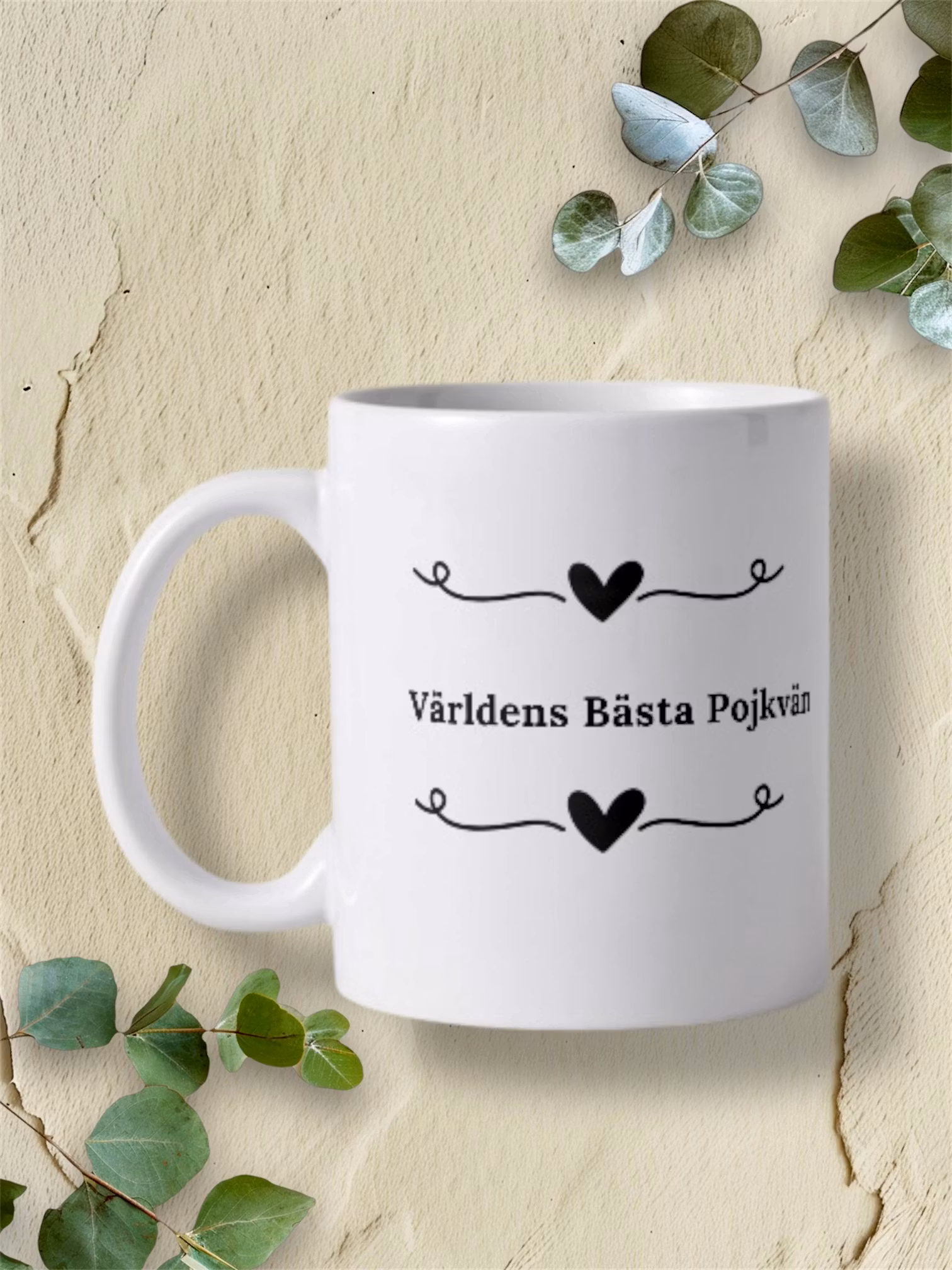 Mugg Världens Bästa Flickvän/Pojkvän