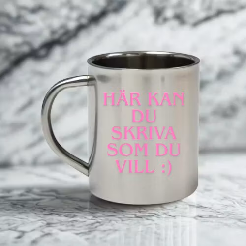 Personlig Mugg - rostfritt stål