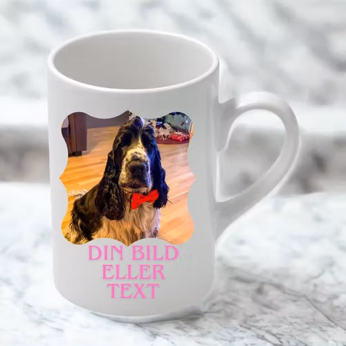 Personlig mugg med tryck