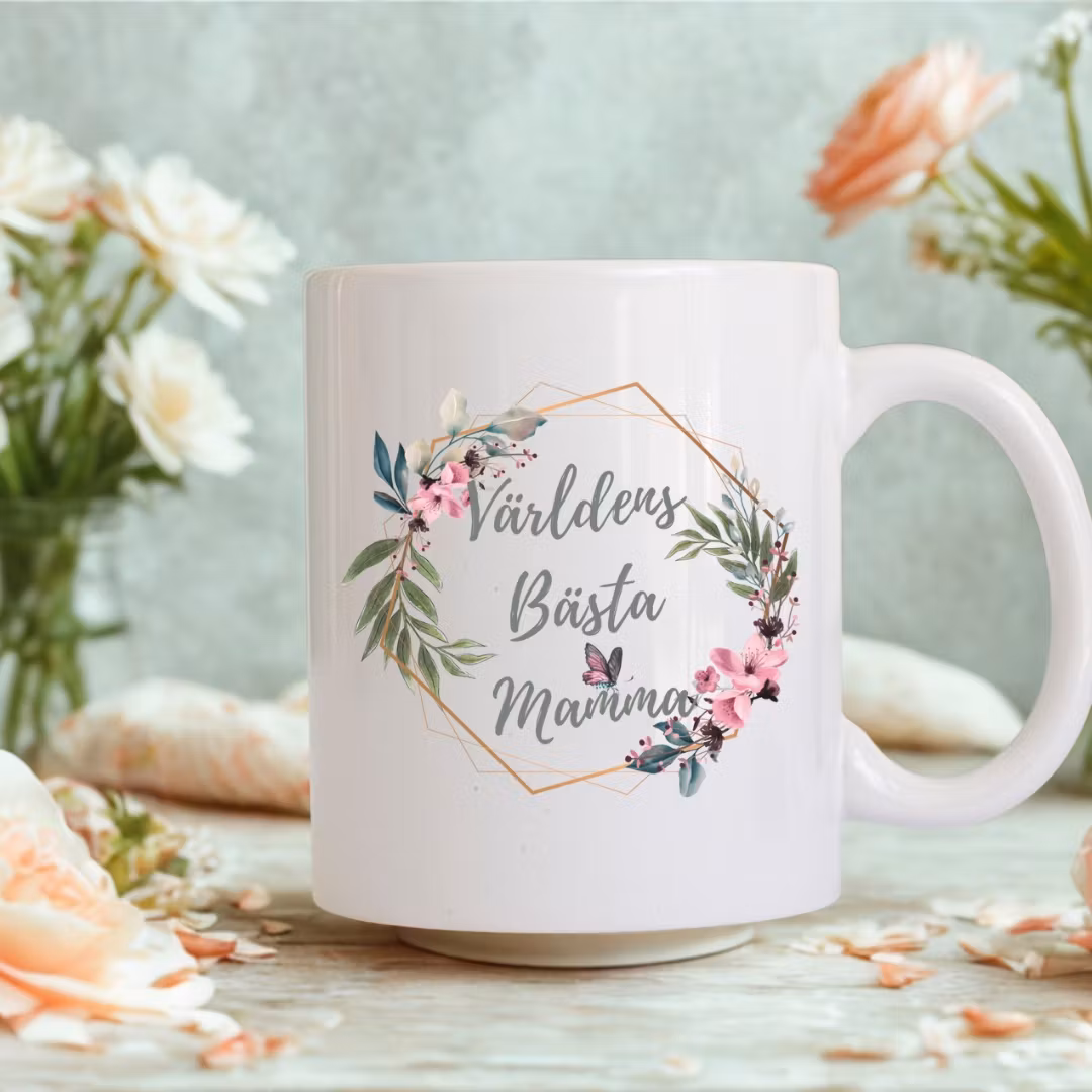 Personlig mugg - Världens bästa mamma med namn