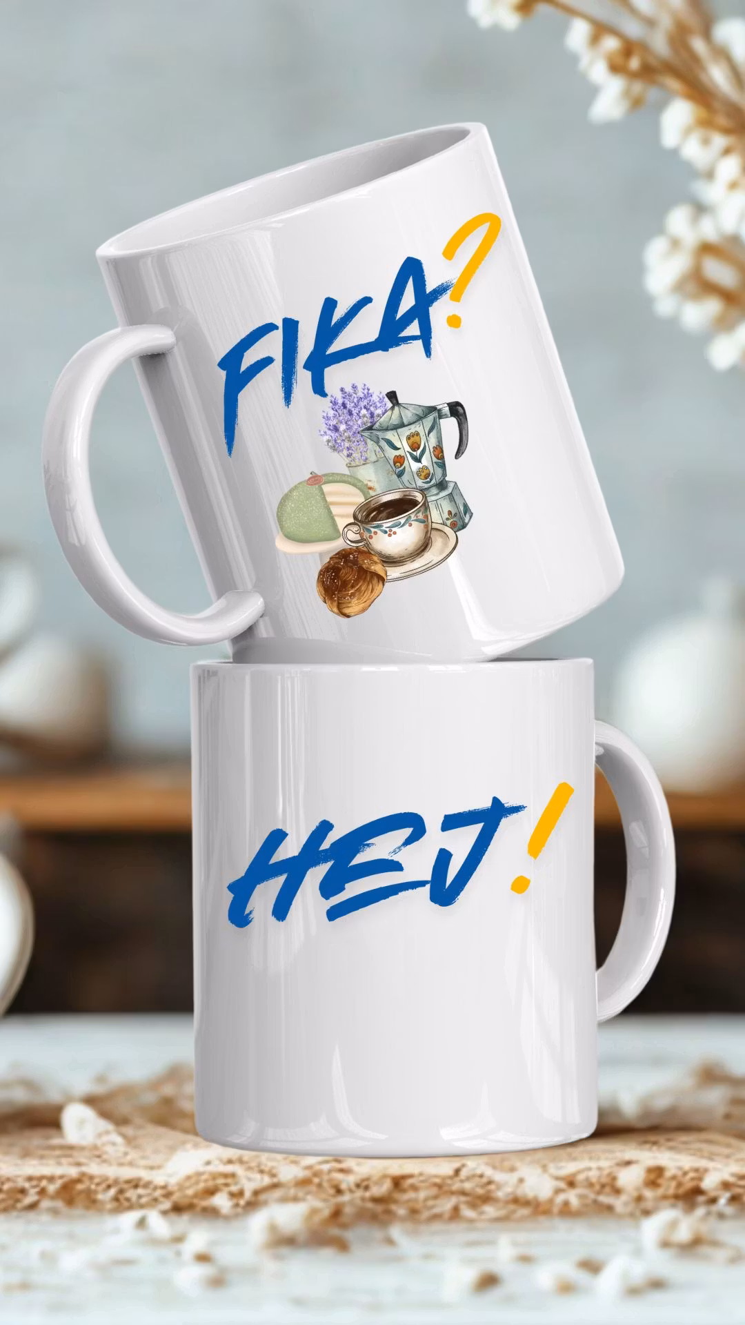 Mugg Hej!/ Fika?