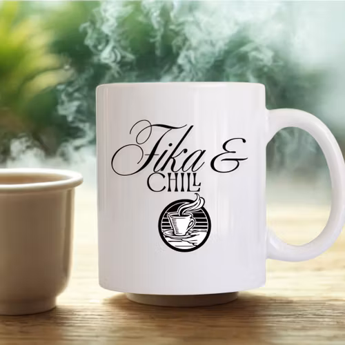 Fika & Chill mugg