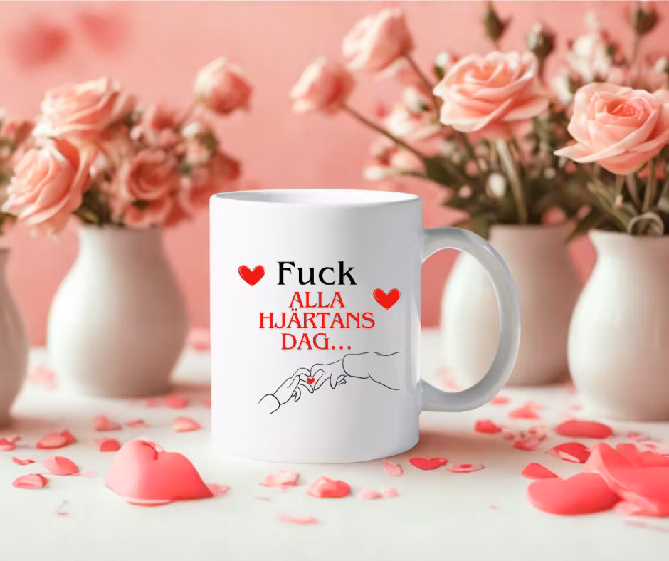 Everyday Love Mugg – Fuck Alla Hjärtans Dag