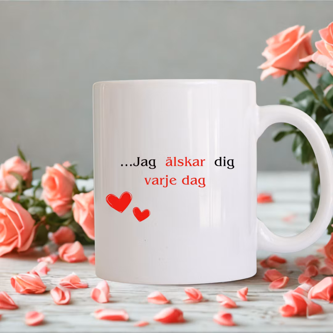 Everyday Love Mugg – Fuck Alla Hjärtans Dag