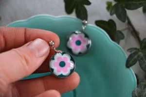 Rosa blommor
