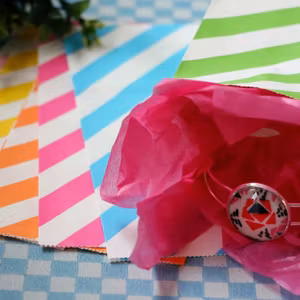Presentpåse, ljusrosa