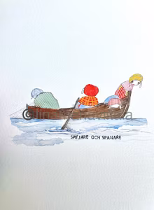Fine Art Print A4 ” Spejare och spanare”