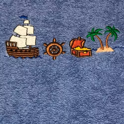 Badhandduk Pirat-tema