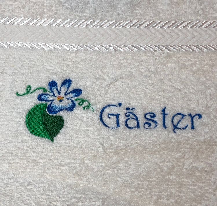 Blå blomma
