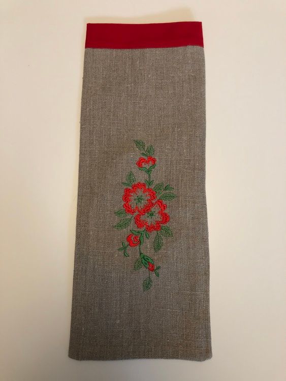 Flaskpåse med blommor